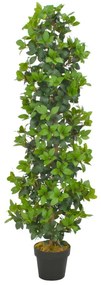 Planta loureiro artificial com vaso 150 cm verde