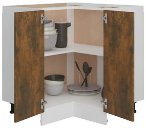 Armário de cozinha “Lyon” 75,5x75,5x81,5cm carvalho fumado