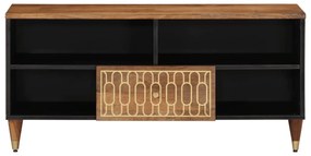 Móvel de TV 100x33x46 cm madeira de mangueira maciça
