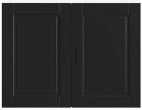 Armário de parede de cozinha Porto derivados de madeira preto