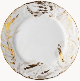 Prato de pequeno-almoço em porcelana Heritage Midas
