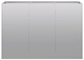 Planter 120x40x80 cm aço galvanizado