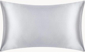 Fronha de almofada em seda Pearl Grey