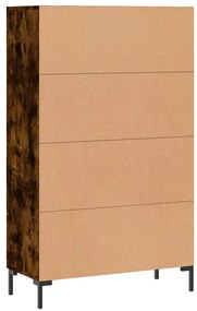 Armário alto derivados de madeira 69,5x31x115cm carvalho fumado