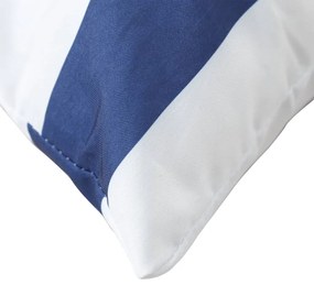 Almofadões p/ paletes 3 pcs tecido oxford riscas azul/branco