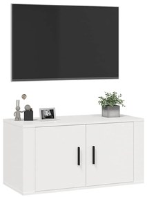 Móvel de TV de parede 80x34,5x40 cm branco