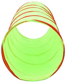 Túnel de brincar infantil 175 cm poliéster verde