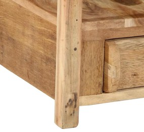 Mesa de Apoio vidaXL 43x32x46 cm Madeira Sólida Reclamada