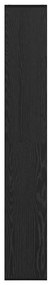 Estante Divisória Carvalho Preto 67x25x161.5 cm Madeira Engenheirada