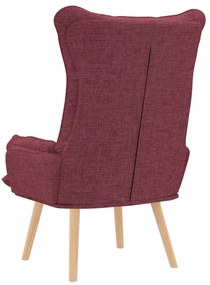 Poltrona Relaxante vidaXL Vermelha