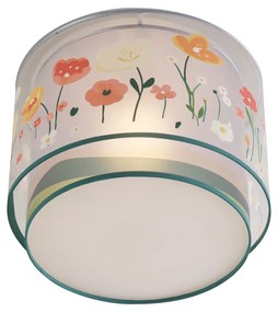 Plafon para crianças branco com flores - Harrie entre flores