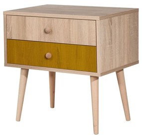 Mesa de Cabeceira City Two – Multicolor – 60x61x40 cm
