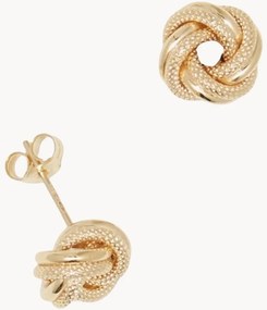Brincos em ouro amarelo Noeud Torsadé
