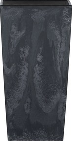 Vaso de flores com aspeto de betão, 91L 40 x 40 x 75 cm  91L Antracite