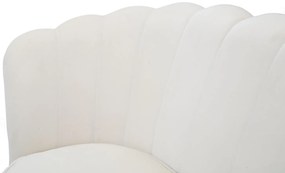 SOFÁ VIENNA 130X74X84 CM BRANCO E DOURADO