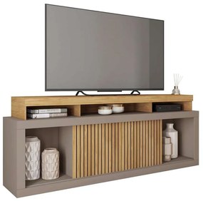 Móvel TV AEGON, buriti e fendi, 180 cms.