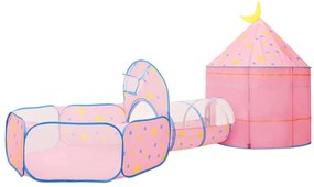 Tenda de brincar infantil 301x120x128 cm rosa