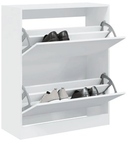 vidaXL Sapateira 80x34x96,5 cm derivados de madeira branco