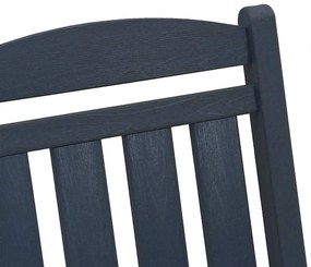 Cadeiras de Balanço vidaXL 2 pcs Azul-marinho 70x92x107.5 cm HDPE