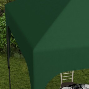 Outsunny Tenda Dobrável 2,5x2,5x2,68cm Tenda de Jardim com Proteção UV