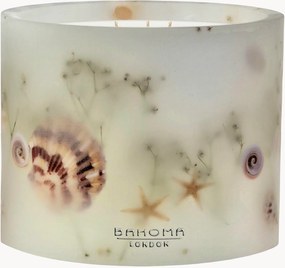 Vela perfumada artesanal com três pavios Botanica (areia, mar)