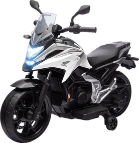 Moto elétrica para crianças 12 V Honda para crianças dos 3 aos 6 anos, com música e faróis brancos