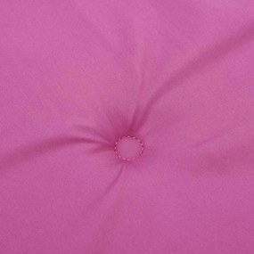 Almofada para Banco de Jardim Rosa 180x50x4 cm Tecido Oxford