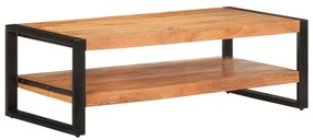 vidaXL Mesa de centro 120x60x40 cm madeira de acácia maciça