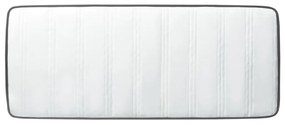 Cama boxspring 120x200 cm tecido cinzento-escuro