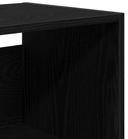 Highboard Carvalho Preto 69.5x34x180 cm Madeira Engenheirada