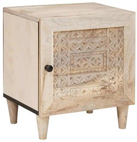 vidaXL Armário de Cabeceira Bege 40 x 33 x 46 cm