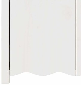 Buffet vidaXL "DRAMMEN" Branco 79x43x75,5 cm Madeira Sólida de Pinheir