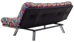 Sofá-Cama de 3 Lugares Misa – Multicolor – 52x175x40 cm