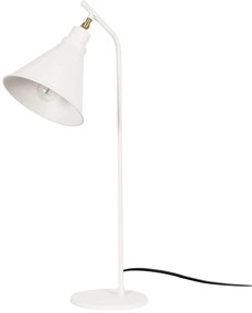 Candeeiro de Mesa Sivani – Branco – 28 cm de Diâmetro x 50 cm de Altur