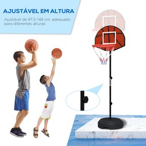 Cesto de Basquetebol 2 em 1 com Altura Ajustável 129-179 cm Aro de Basquetebol com Alvo Magnético e Dardos Ø38x129-179 cm Preto