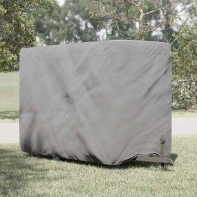 vidaXL Capa atrelado cavalo 376x168x240 cm tecido não tecido cinzento