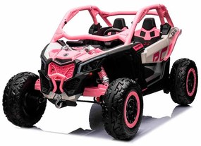 Carro elétrico para crianças 24V Can-am Maverick, 2 Lugares, suspensão dianteira e traseira, controlo remoto de 2,4 Ghz, bateria portátil, 4 motores d