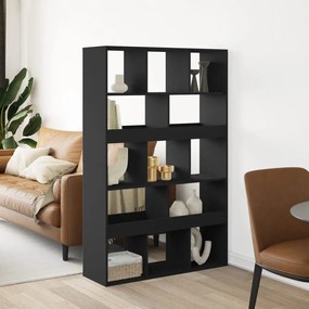 vidaXL Divisória 100x33x156,5 cm derivados de madeira preto