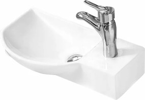 Mexen Hugo lavatório de bancada esquerdo 45 x 24 cm, branco - 21254500L
