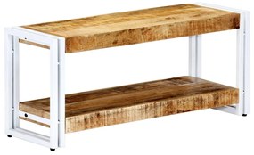 vidaXL Móvel de TV 90x30x40 cm madeira de mangueira maciça