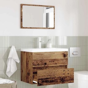 vidaXL Conjunto de Móveis para Banheiro 2 pcs Madeira Antiga