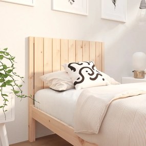 Cabeceira de cama 95,5x4x100 cm madeira de pinho maciça