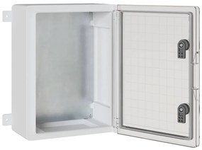 Armário de Controle IP65 à Prova d'Água Cinza 30x16,5x40 cm de Plástic