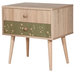 Mesa de Cabeceira City Two – Multicolor – 60x61x40 cm