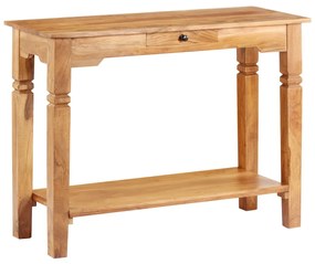 Mesa consola 100x40x76 cm madeira de acácia maciça