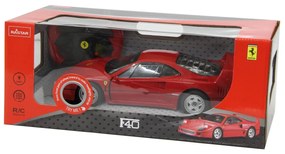 Carro telecomendado Ferrari F40 1:14 red 27Mhz Porta com dobradiças