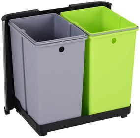 Caixote de Lixo para Reciclagem em Inox de 72L com Abertura Automática
