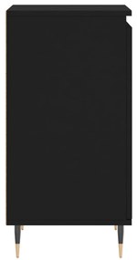 Aparadores 2 pcs 40x35x70 cm derivados de madeira preto