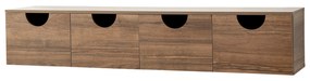 Móvel TV Four Seasons – Nogueira – 180x35x35 cm