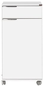 Arquivador de Escritório "Bianco" - Design Moderno - Branco - 50x100x4